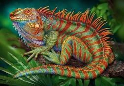 Cherry Pazzi Puzzle Incredible Iguana 500 Pieces