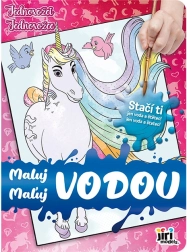 Paint-with-Water Coloring Book – Unicorns