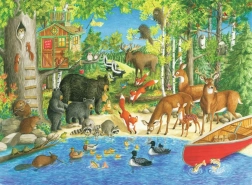 Ravensburger Puzzle Forest Friends XXL 200 Pieces