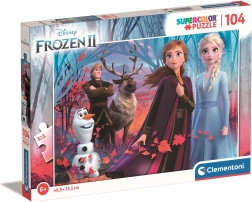 Clementoni Frozen 2 Puzzle, 104 Pieces – Super Color