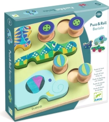 Djeco insert puzzle animal cars