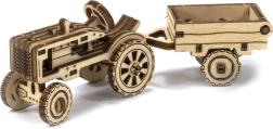 Puzzle 3D en bois – tracteur avec remorque