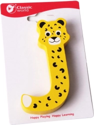 Classic World lettre en bois J