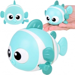 Kleurige opwindspeelgoed Clownvis