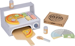 Tooky Toy houten pizza set met accessoires
