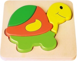 BABU Holzpuzzle Schildkröte 4 Teile