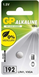 Alkaline knoopcelbatterijen GP LR41 10 stuks