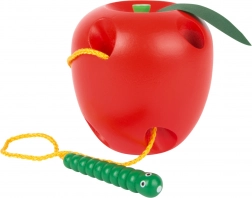 Wooden Threading Toy Apple