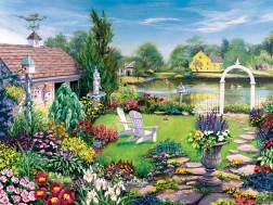 Puzzle COBBLE HILL By the Pond XL 275 pieces