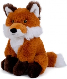 Renard en peluche assis 17 cm