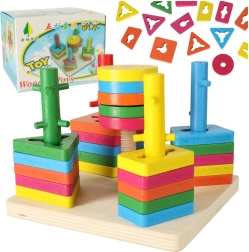 Houten educatief speelgoed sorter