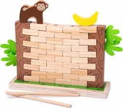Wooden Motor Skills Game Falling Jungle