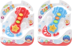 Kinder gitaar met licht- en geluidseffecten op batterijen