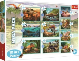 10-in-1 Dinosaur Puzzles