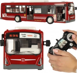 RC bus met opklappende deuren – Rood
