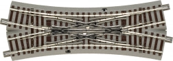 Roco Geoline Kruiswissel met Beddingsplaat