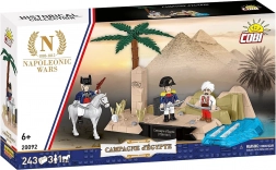 Cobi bouwset Napoleons expeditie naar Egypte – diorama met de Steen van Rosetta (243 stukjes)