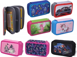 Drie-laags etui met uitrusting