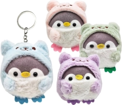 Porte-clés peluche pingouin 9 cm