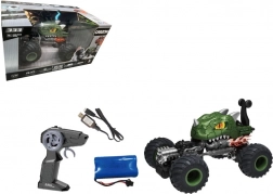 RC stuntauto groen 1:16