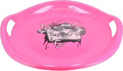 Baby Mix sneeuwschotel 60 cm Snowflake Music roze