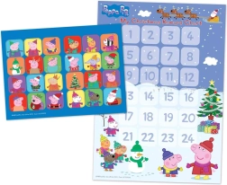 Paper advent calendar Peppa Pig with stickers