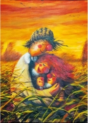 Scarecrow Family Puzzle 1000 Pieces MAGNOLIA