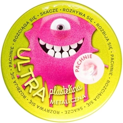 Geurende ultra klei roze metallic met suikerspin geur 128 g