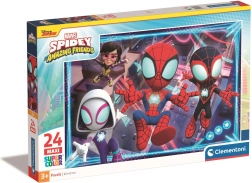 Puzzel 24 maxi super color Spidey en zijn supervrienden