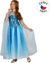 Robe de carnaval Reine des Neiges 120-130 cm