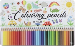 MOXY kleurpotloden in metalen doos 36 stuks