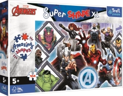 Puzzle 104 pièces XL Super Shape – tes Avengers préférés