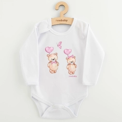 Body bébé avec imprimé New Baby Love Bears, manches longues