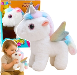 Interactive Plush Unicorn with Sounds and Movement 21 cm