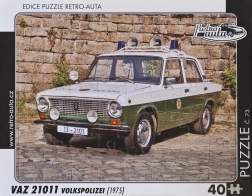 Puzzle RETRO-AUTA VAZ 21011 Volkspolizei 40 pièces