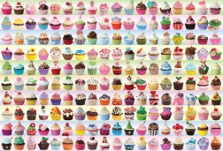 Puzzle EUROGRAPHICS kleurrijke cupcakes 2000 stukjes