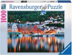 Puzzle Ravensburger Bergen Norvège 1000 pièces