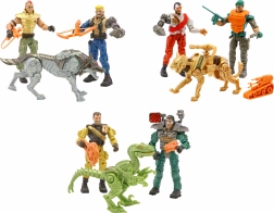 Les Corps soldats avec armes et animal