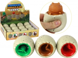 Anti-stress speelgoed dinosaurus in ei Squishy