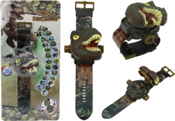 Horloge met projector 3D dinosaurus Tyrannosaurus Rex 22cm