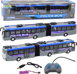 Autobus de police RC avec feux LED gris 1:32
