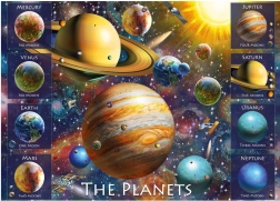 Puzzle DINO Space and the Eight Planets 500 XL Pieces