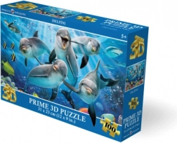 3D puzzle dolphins 100 pieces (31 × 23 cm)