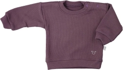 Koala Pure baby T-shirt, purple, long sleeves