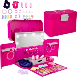 Casdon DYSON kids’ vanity 2-in-1 case with light and hair accessories