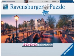 Puzzle Panorama d’Amsterdam 1000 pièces