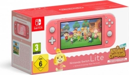 Nintendo Switch Lite coral met game Animal Crossing: New Horizons