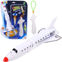 Spacecraft with Light Parachute and Slingshot