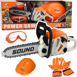Children's Chainsaw with Sounds and Accessories