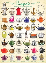 Puzzle EUROGRAPHICS Teapots 1000 pieces
